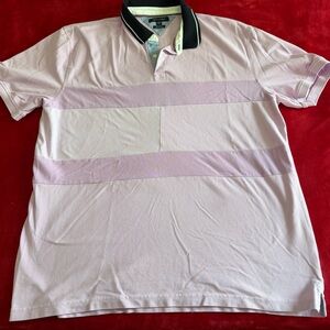 Tommy Hilfiger mens big and tall 3XL shades of Pink polo